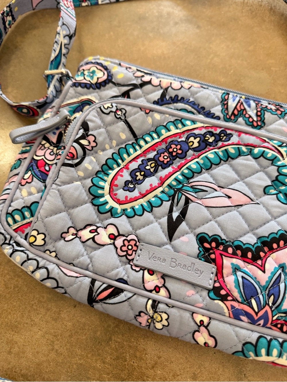 NWT Vera Bradley Makani Paisley RFID Little Hipster Crossbody Bag Blue - Picture 11 of 11